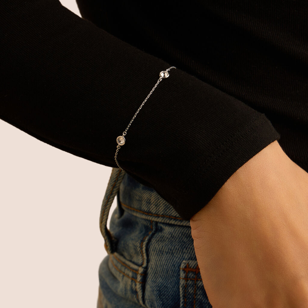 Bracciale Multi Punto Luce Silver Elegance Argento Rodiato Cubic Zirconia