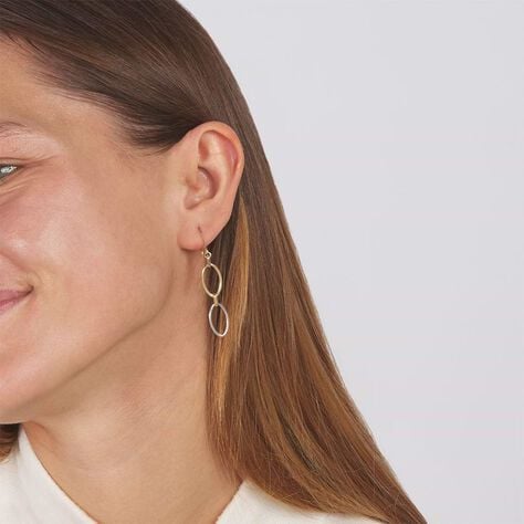Orecchini Pendenti Beverly Oro Bicolore - Orecchini Pendenti Donna | Stroili