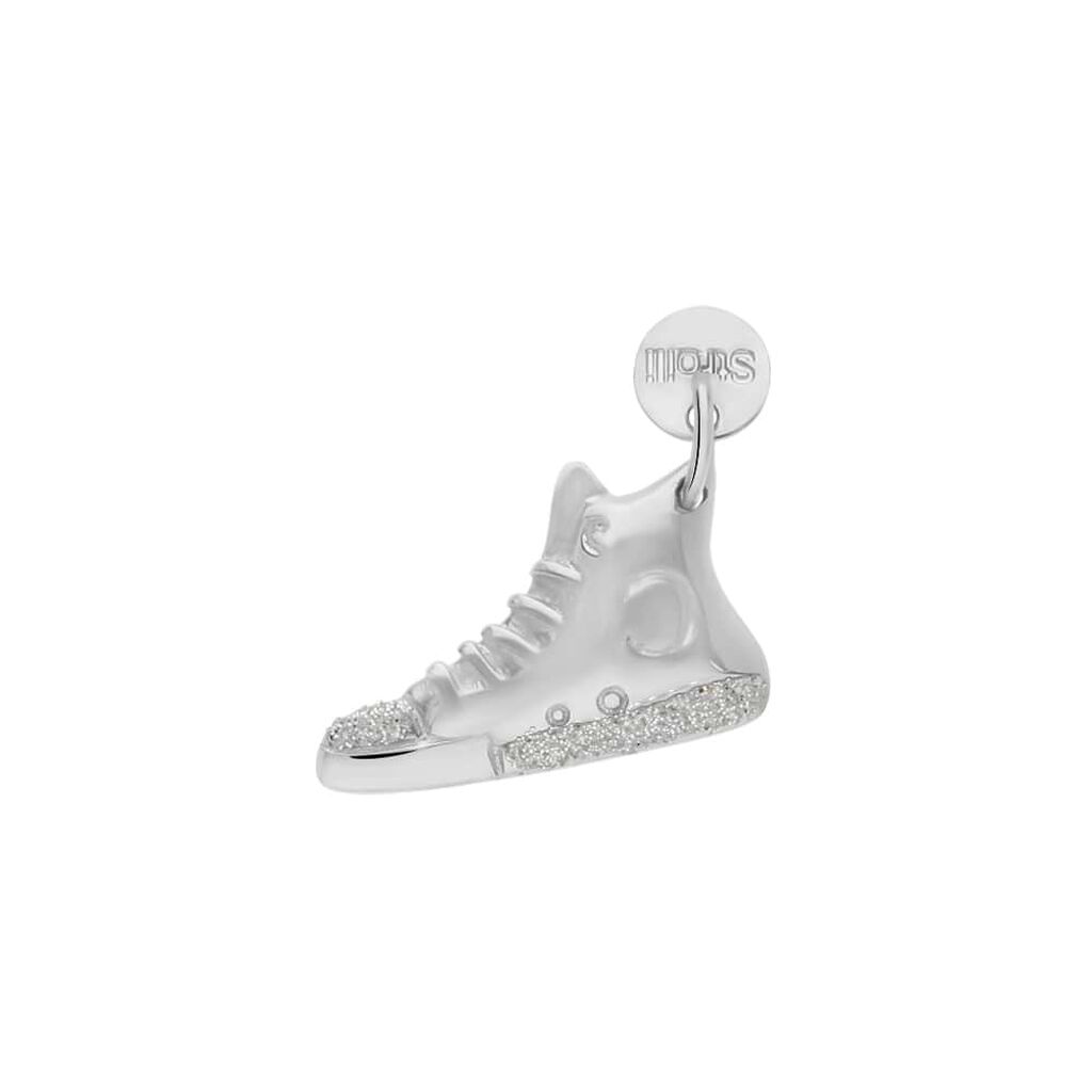 Charm in argento rodiato e glitter - Charms Donna | Stroili