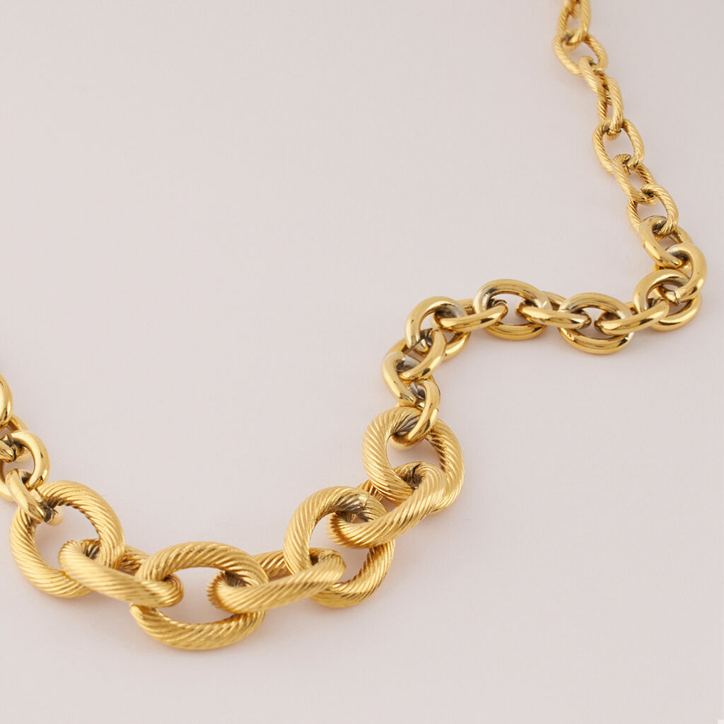 Catena Lady Code Acciaio Dorato - Collane Catena Donna | Stroili