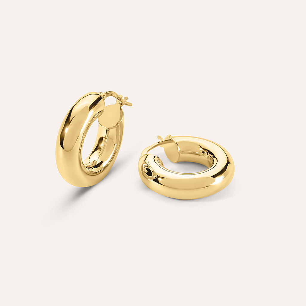 Orecchini A Cerchio Toujours Oro Giallo