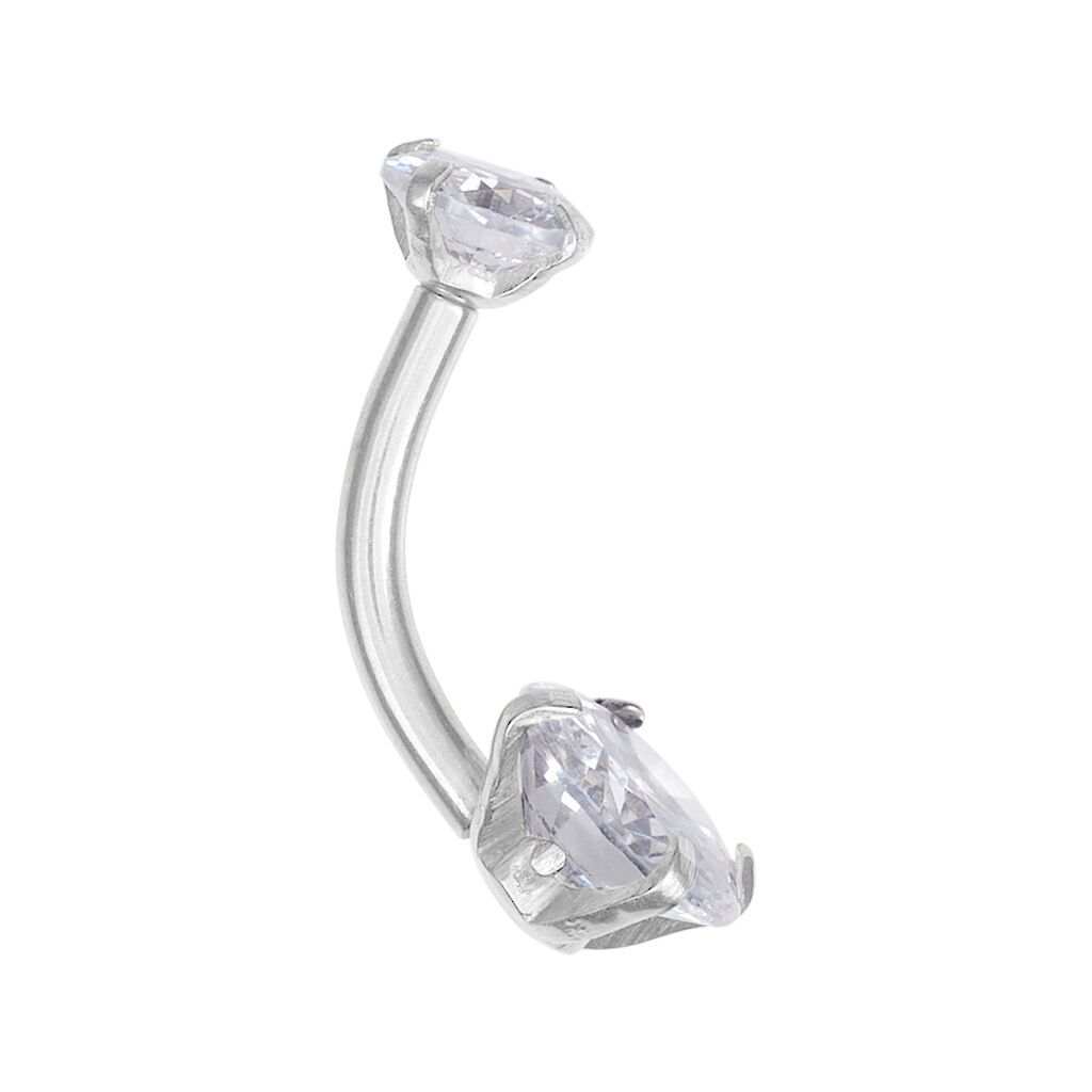 Piercing Ombelico Lady Code Acciaio Cristallo - Gioielli Donna | Stroili