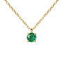 Collana Punto Luce Charlotte Oro Giallo Smeraldo