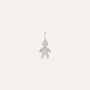 Pendente Love Beats Argento Rodiato Cubic Zirconia
