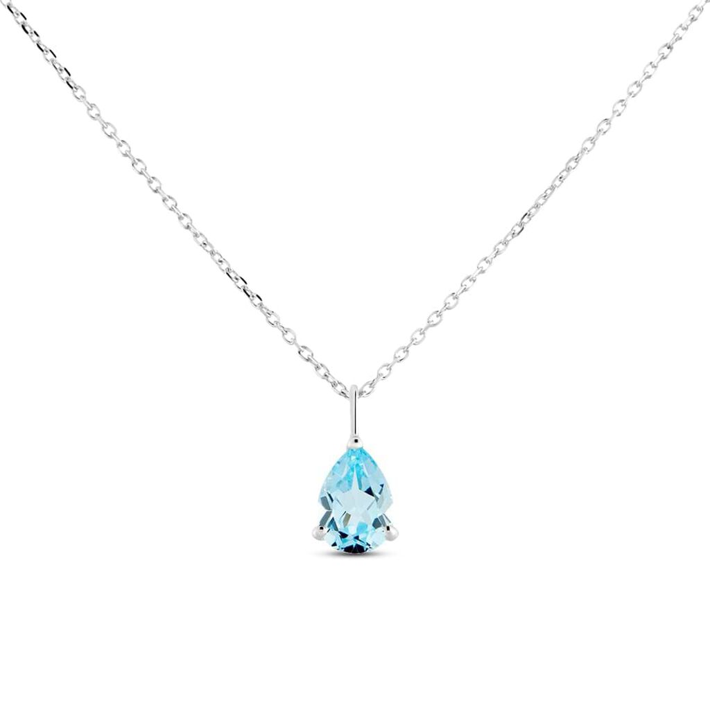 Collana Punto Luce Amélie Oro Bianco Topazio - Collane Punto Luce Donna | Stroili