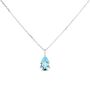 Collana Punto Luce Amélie Oro Bianco Topazio