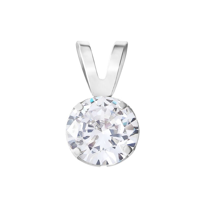 Pendente Punto Luce Poème Oro Bianco Cubic Zirconia - Ciondoli Donna | Stroili