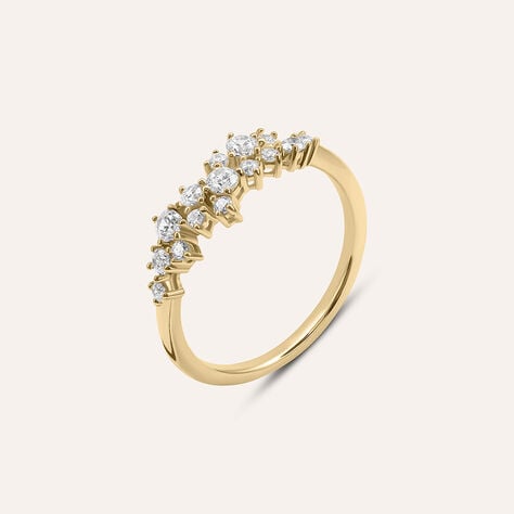 Anello Fantasia Golden Dream Placcato Oro Giallo Cubic Zirconia - Anelli Donna | Stroili