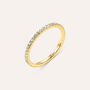 Anello Eternity Claire Oro Giallo Cubic Zirconia