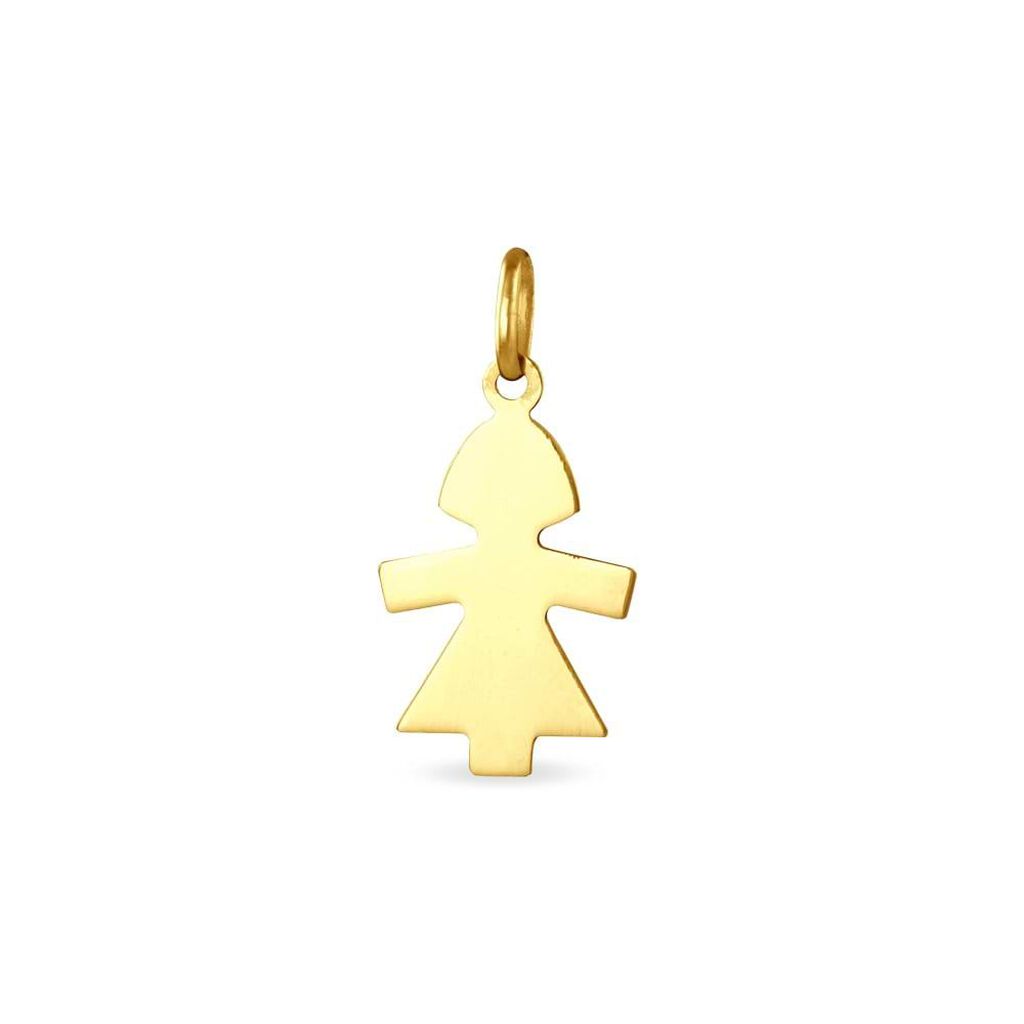 Ciondolo in oro giallo Bambina