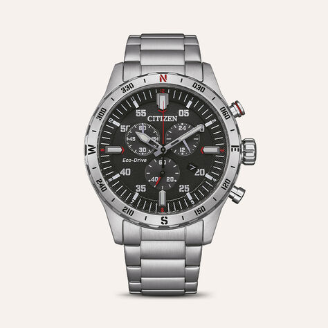 Orologio Eco Drive Citizen Ore Felici At2520-89e - Orologi Cronografo Uomo | Stroili