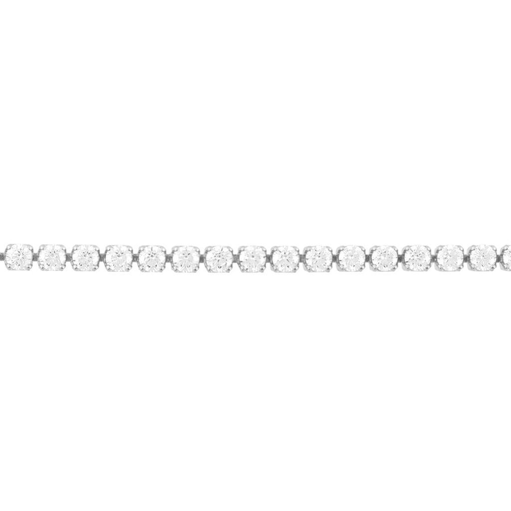 Bracciale Tennis Claire Oro Bianco Cubic Zirconia - Bracciali Tennis Donna | Stroili