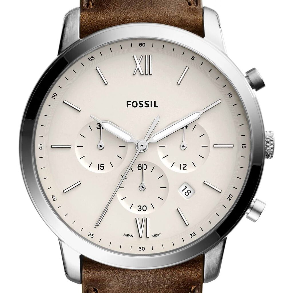 Orologio Al Quarzo Fossil Neutra Chrono Fs5380 - Orologi con Datario Uomo | Stroili