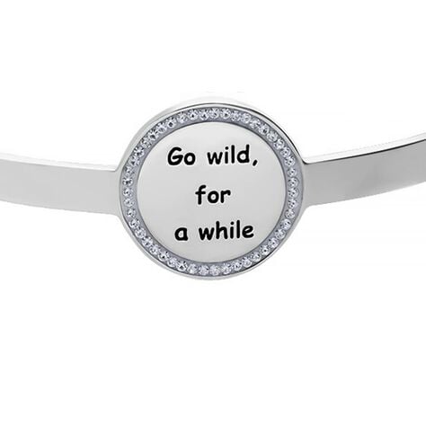 Bangle Go wild for a while a forma di cuore in acciaio e strass - Bracciali Donna | Stroili