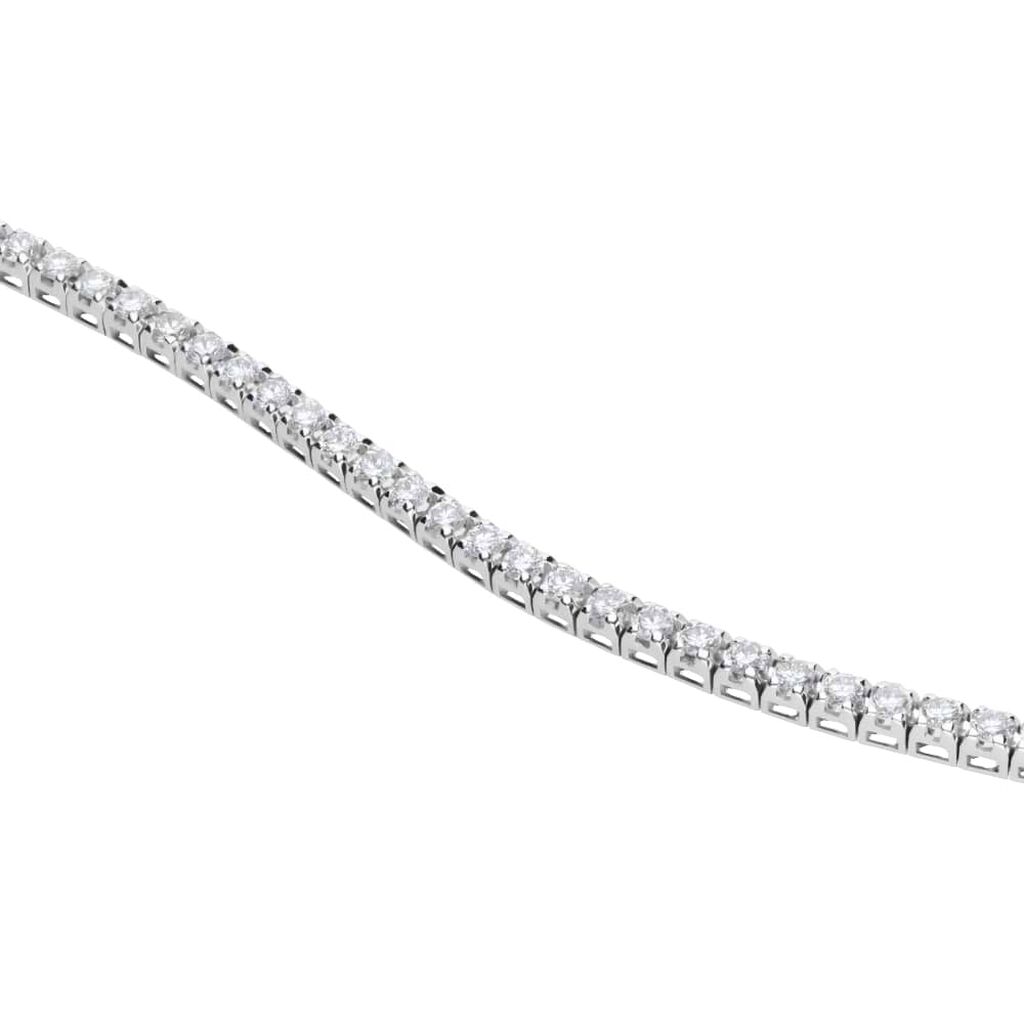 Tennis in oro bianco e diamanti 2.50 ct - Bracciali Donna | Stroili