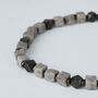 Bracciale Man Code Acciaio Antracite Labradorite