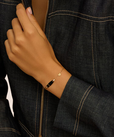 Bracciale Con Targhetta Religious Gold Oro Giallo
