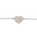 Bracciale Lady Shine Acciaio Bicolore Bianco / Rosa - Bracciali con Incisione Donna | Stroili