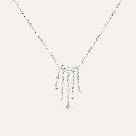 Collana Silver Elegance Argento Rodiato Cubic Zirconia - Collane Donna | Stroili