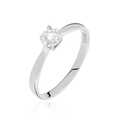 Anello Solitario Diamazing Oro Bianco Diamante - Anelli con Pietre Donna | Stroili