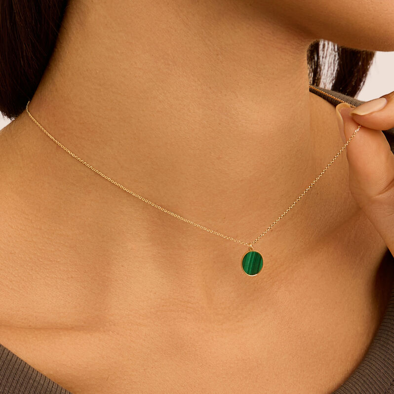 Collana Beverly Oro Giallo Malachite - Collane Donna | Stroili