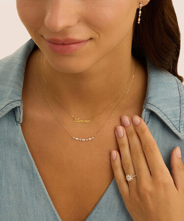 Orecchini Pendenti Claire Oro Giallo Cubic Zirconia