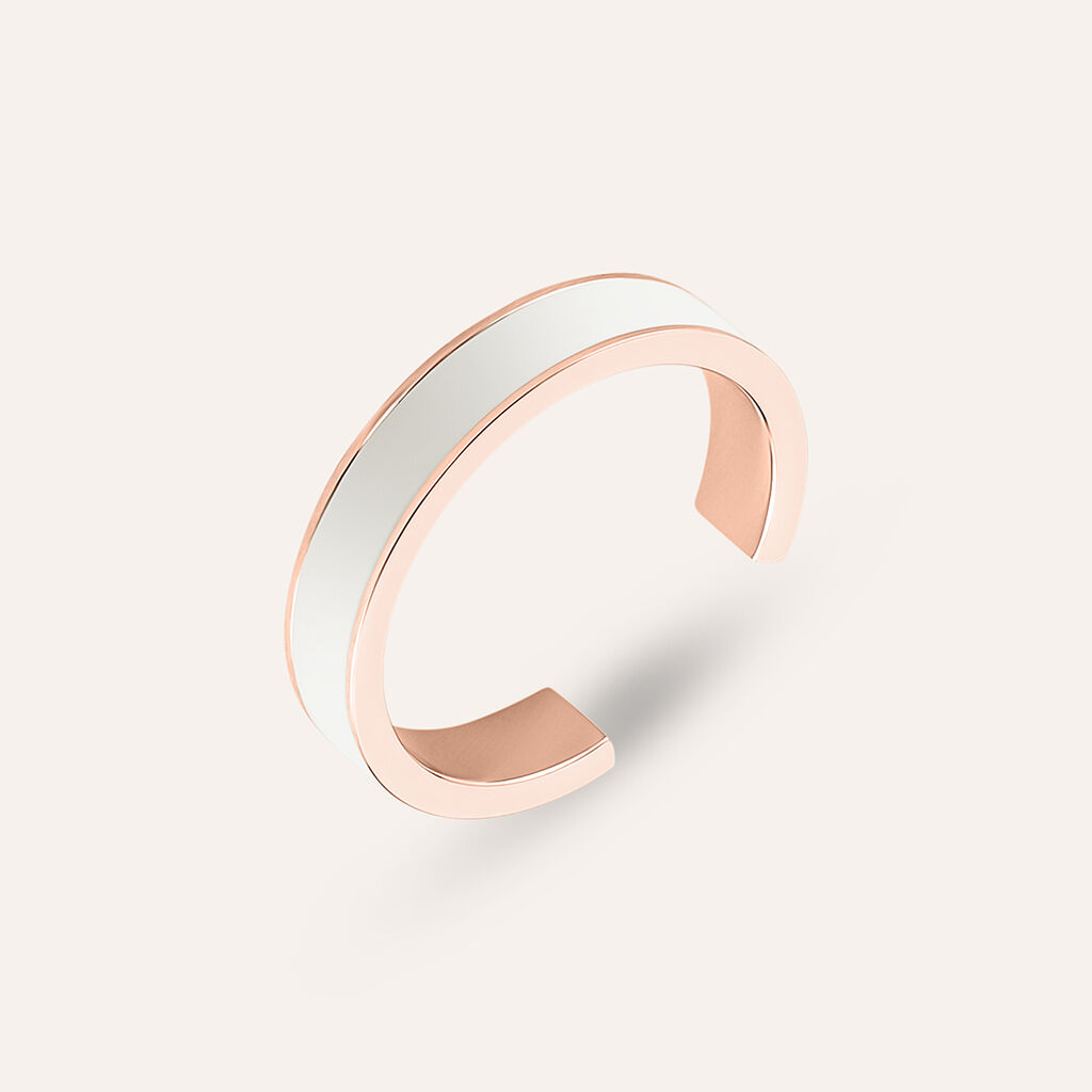 Anello Fascia Lady Sweet Acciaio Rosato