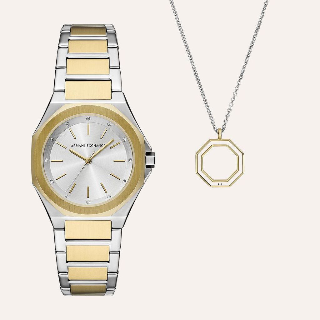 Set Orologio Al Quarzo Armani Exchange Ax7161set