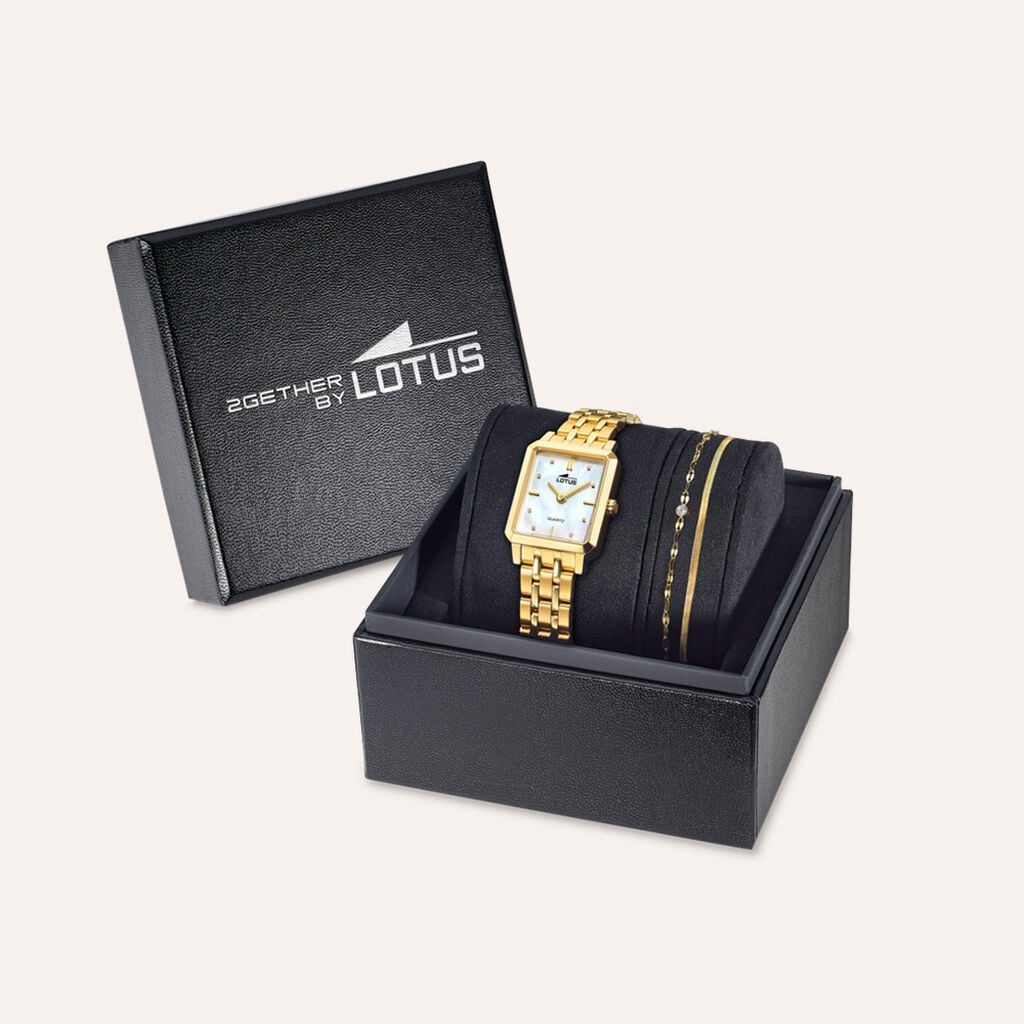 Set Orologio Al Quarzo Lotus Together 19009/1