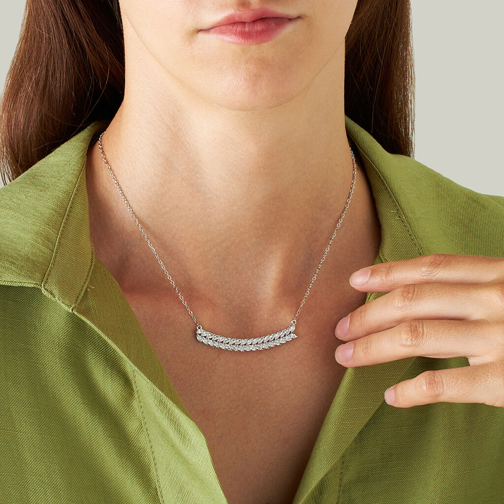 Collana Romantic Shine Metallo Cristallo - Collane Donna | Stroili