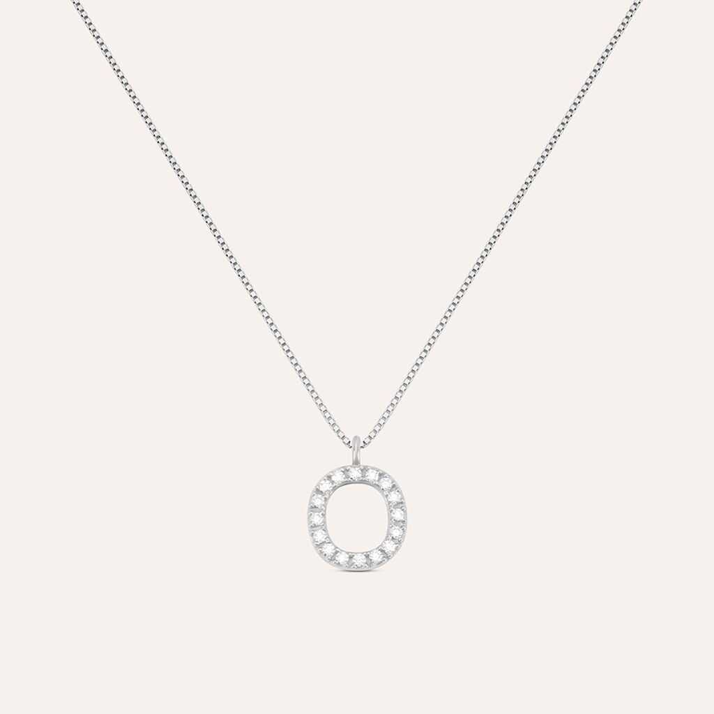 Collana Silver Moments Argento Rodiato Cubic Zirconia