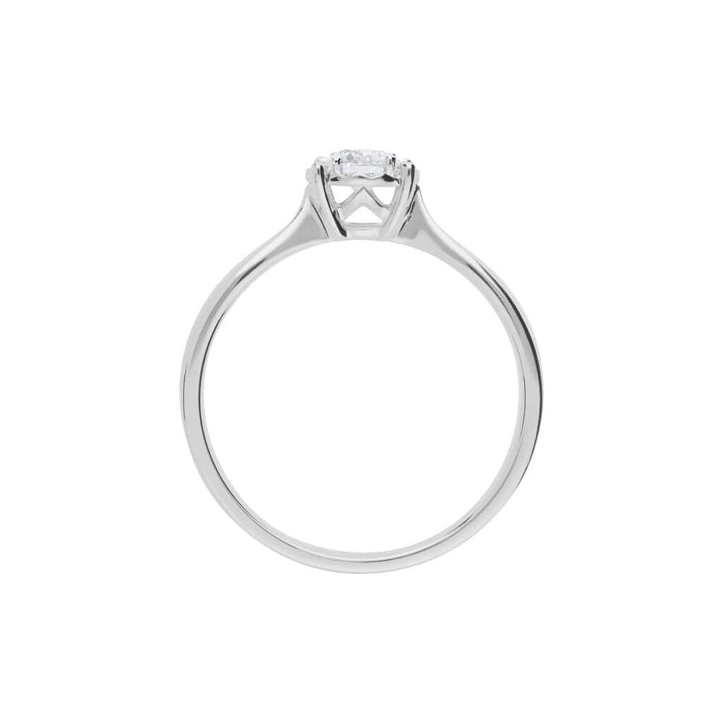 Anello Solitario Diamotion Oro Bianco Diamante - Anelli con Pietre Donna | Stroili