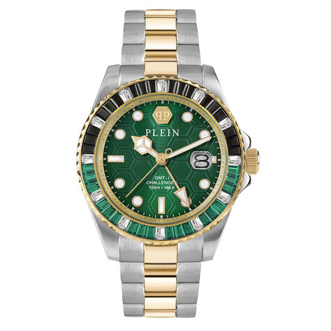 Orologio Al Quarzo Philipp Plein Gmt-i Challenger Baguettes Pwpza0224 - Orologi con Datario Unisex | Stroili