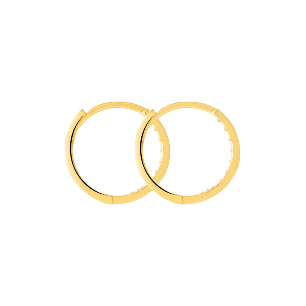 Orecchini A Cerchio Toujours Oro Giallo Cubic Zirconia - Orecchini a Cerchio Donna | Stroili
