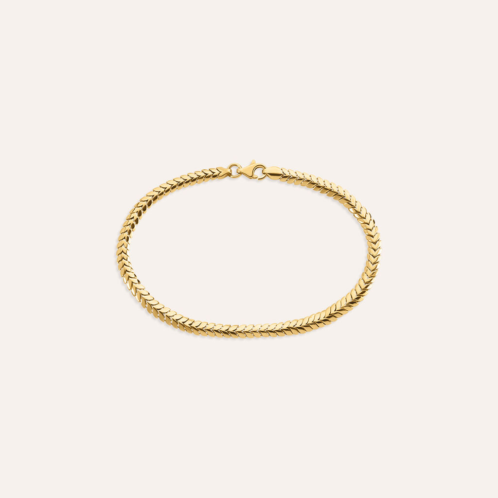 Bracciale Catena Desideria Argento Nobile Dorato