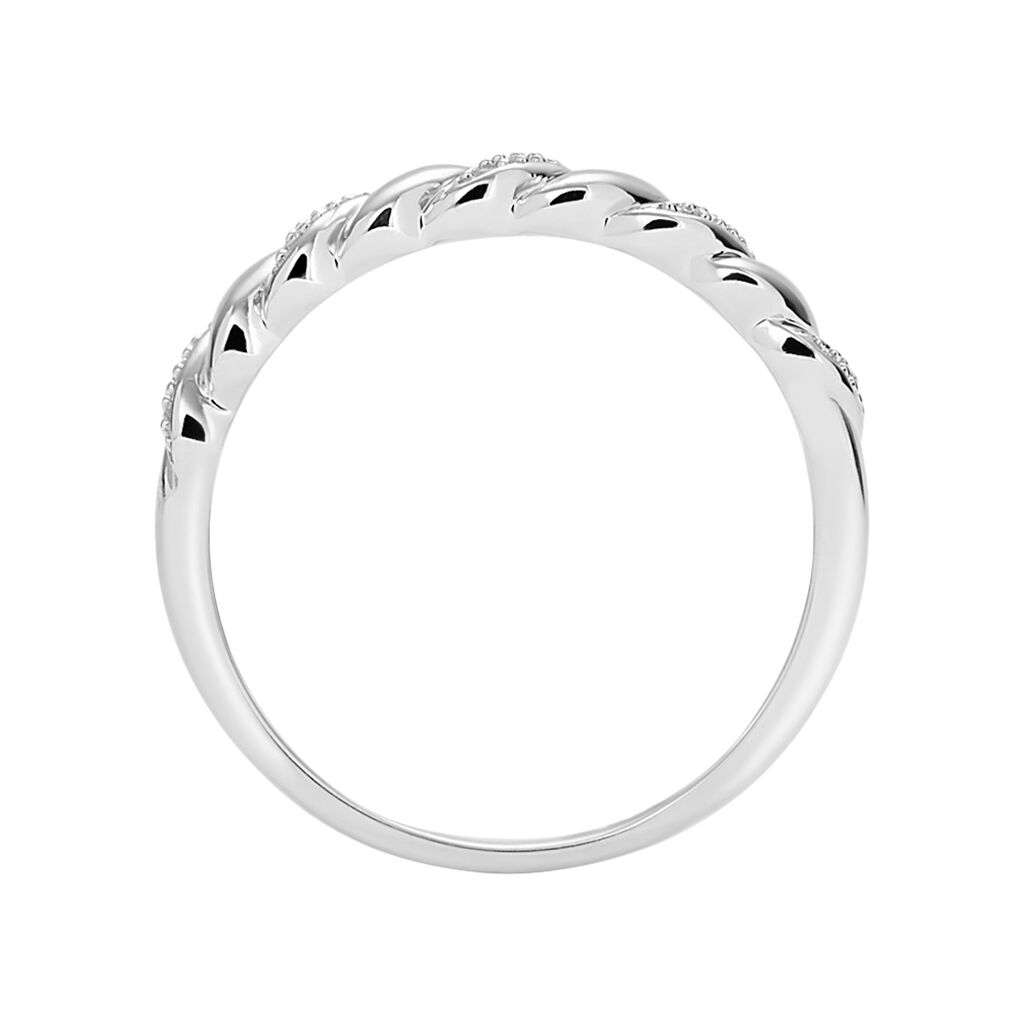 Anello Fascia Sophia Oro Bianco Diamante - Anelli con Pietre Donna | Stroili