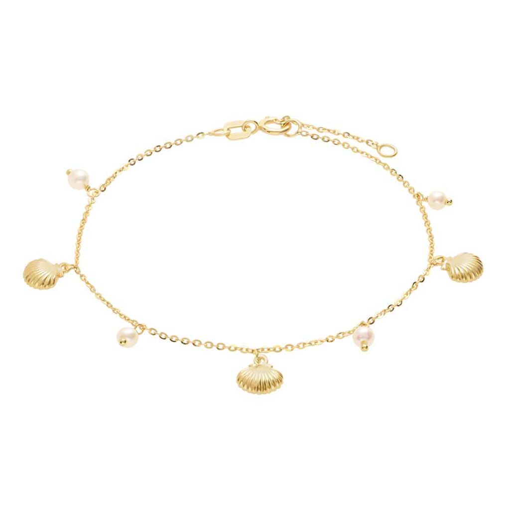 Bracciale Beverly Oro Giallo Perla D'Acqua Dolce