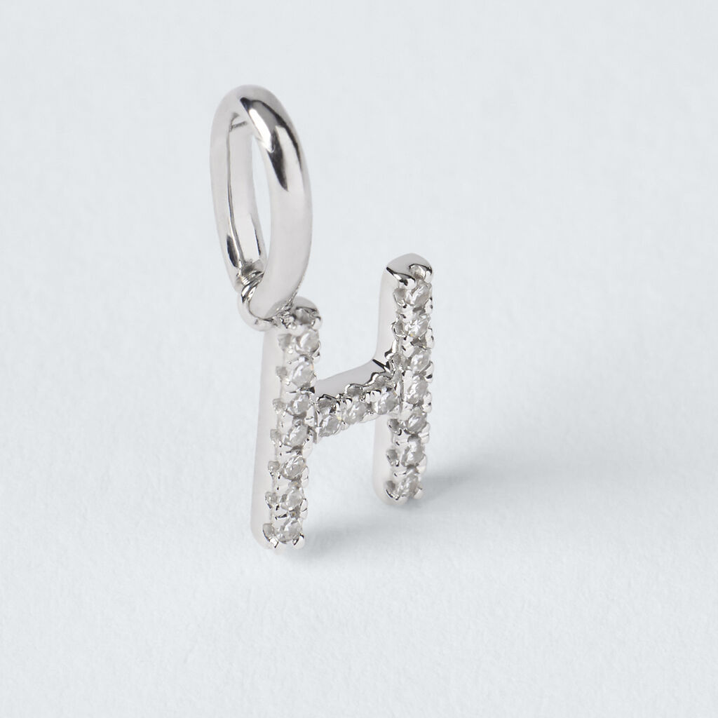 Pendente Sophia Oro Bianco Diamante - Ciondoli Donna | Stroili