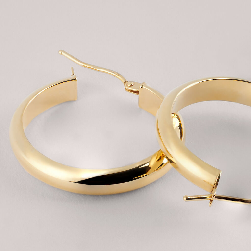 Orecchini A Cerchio Toujours Oro Giallo - Orecchini a Cerchio Donna | Stroili