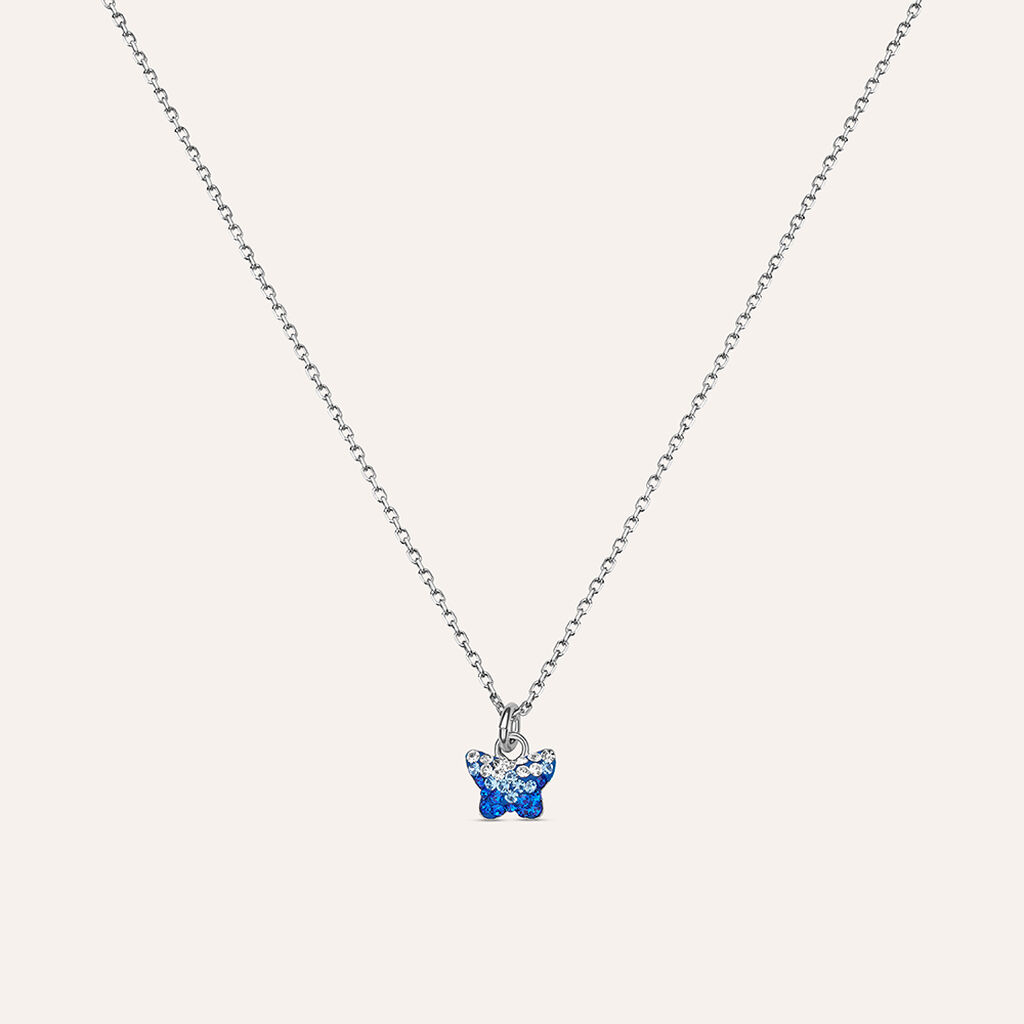 Collana Silver Baby Argento Rodiato Cristallo