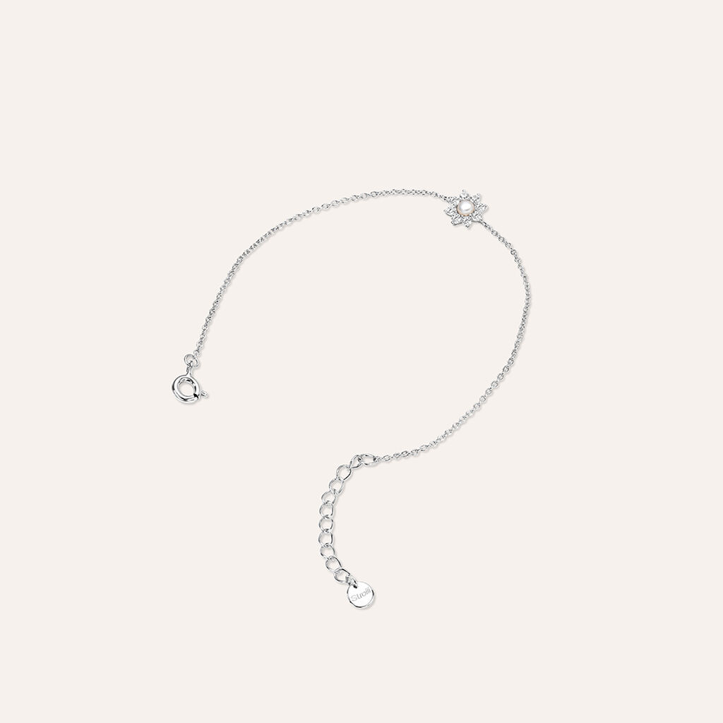 Bracciale Silver Pearls Argento Rodiato Perla sintetica Cubic Zirconia - Bracciali Donna | Stroili