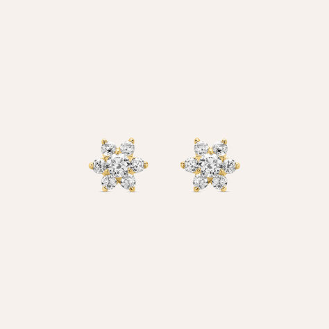 Orecchini Lobo Bon Ton Oro Giallo Cubic Zirconia - Gioielli Donna | Stroili