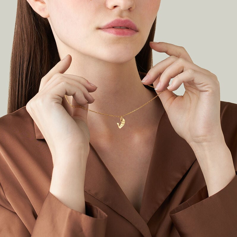 Pendente Poème Oro Giallo - Ciondoli con Incisione Donna | Stroili
