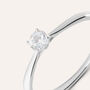 Anello Solitario Firmamenti Oro Bianco Diamante