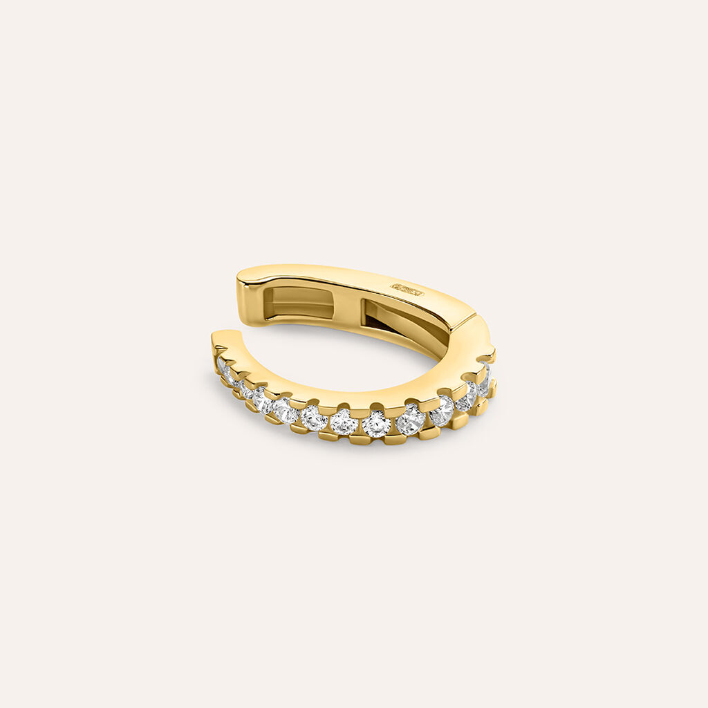 Ear Cuff Bon Ton Oro Giallo Cubic Zirconia - Ear Cuff Donna | Stroili