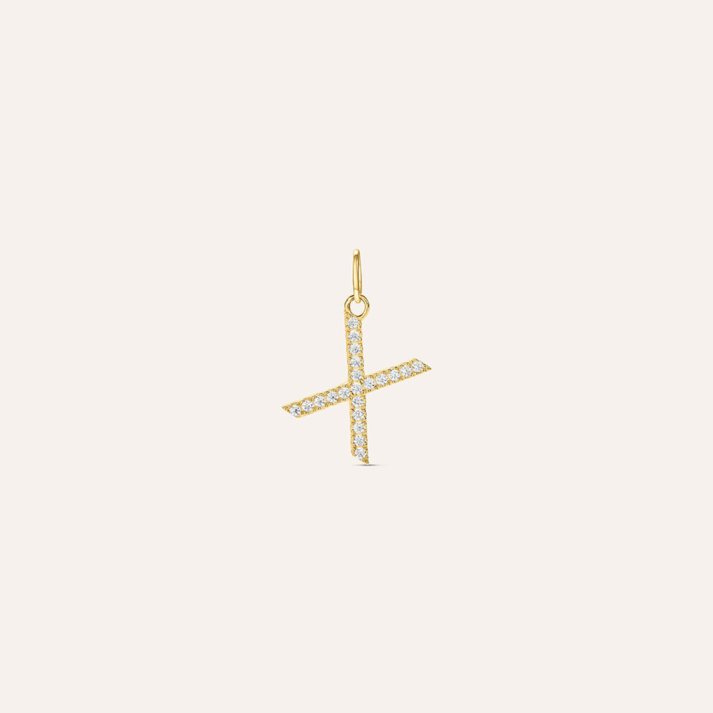 Pendente Poème Oro Giallo Cubic Zirconia - Ciondoli Donna | Stroili