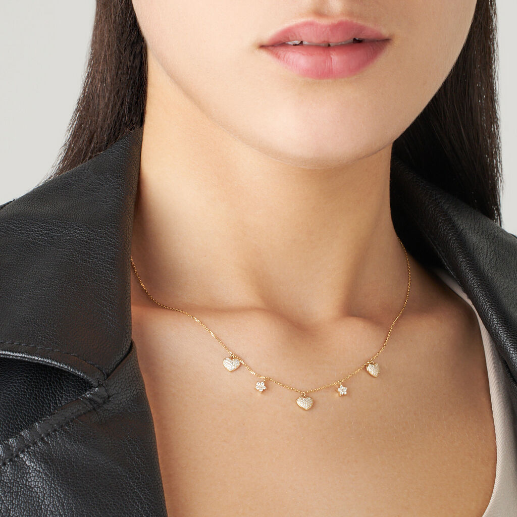 Collana Claire Oro Giallo Cubic Zirconia - Collane Donna | Stroili