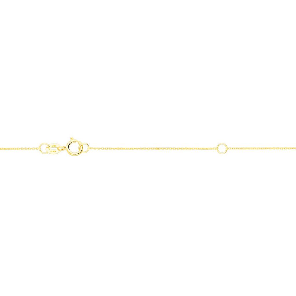 Collana in oro giallo con zaffiro 0.57 ct e diamanti 0.0066 ct - Collane Donna | Stroili