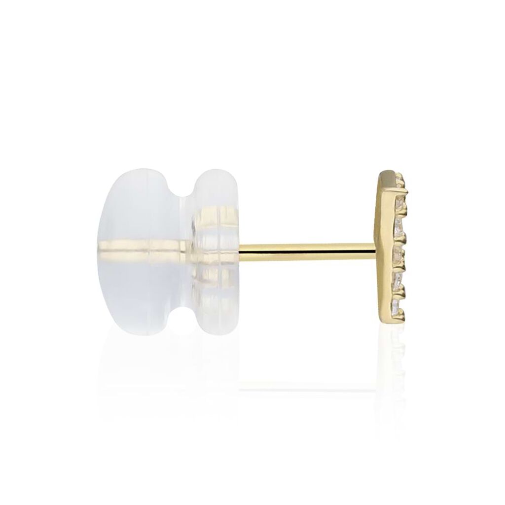 Mono Orecchino Lobo Bon Ton Oro Giallo Cubic Zirconia