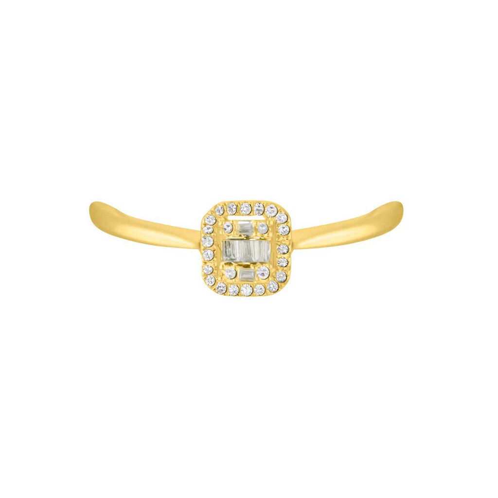 Anello Solitario Sophia Oro Giallo Diamante - Anelli con Pietre Donna | Stroili